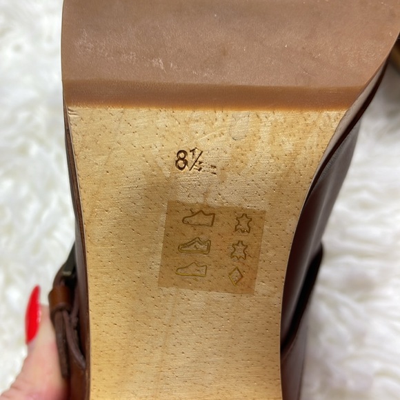 MADEWELL Brown LEATHER CLOG HEEL - Picture 7 of 13